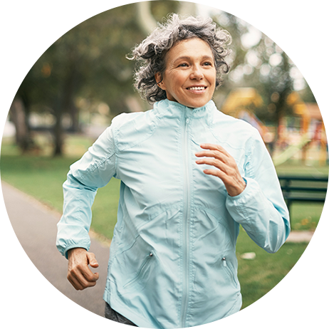 Woman running