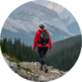 Woman hiking Woman hiking