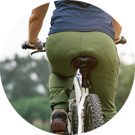 Woman riding bike Woman riding bike